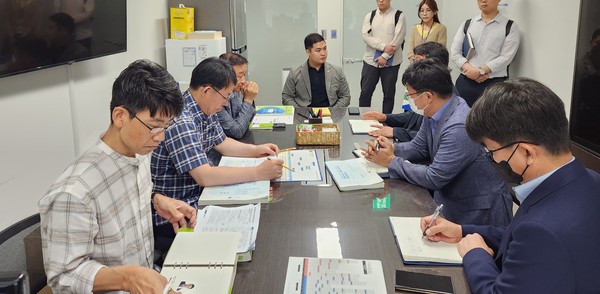 ▲ 최민 의원, 광명 경륜장 스포츠문화사업 관련 정담회 개최 모습.