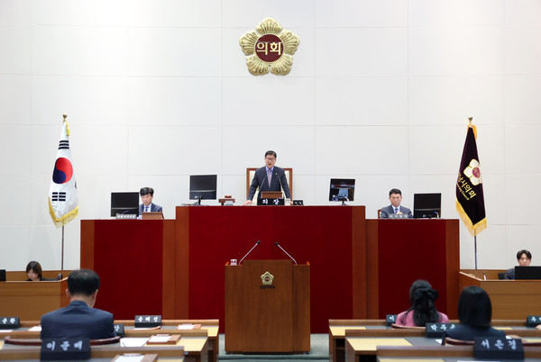 ▲ 성남시의회 정례회 전경.