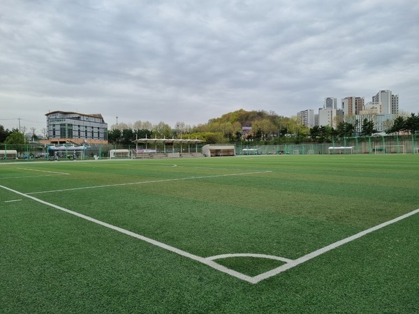 ▲ 해누리체육공원 축구․풋살장 전경.