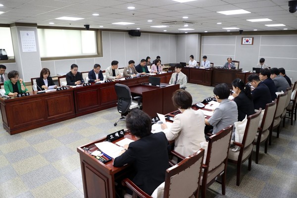 ▲ 예산결산특별위원회 회의 모습.