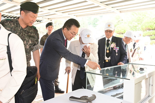 ▲ 연수구 6·25참전용사 부대초청행사 개최 모습.