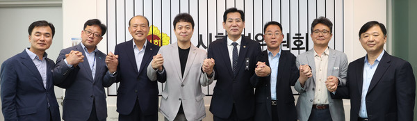 ▲ 경기도, 경기도의회, 경기도체육회, 경기주택도시공사 간담회.