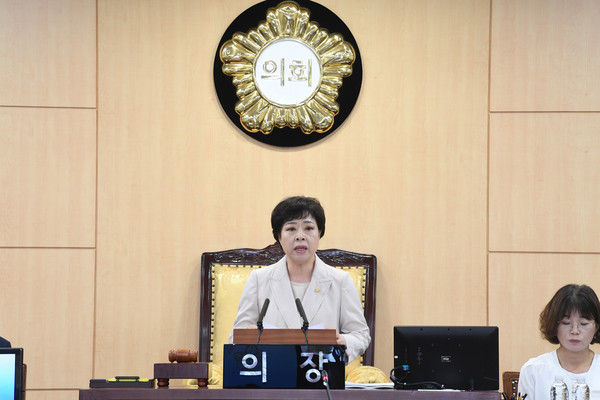 ▲ 정선희 의장.