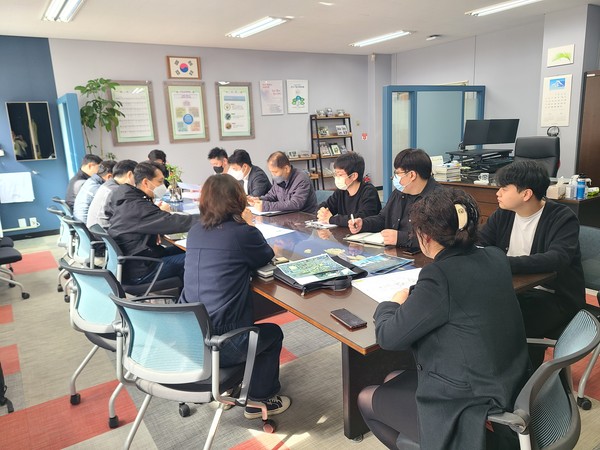▲ 제2차 합동회의 및 현장간담회.