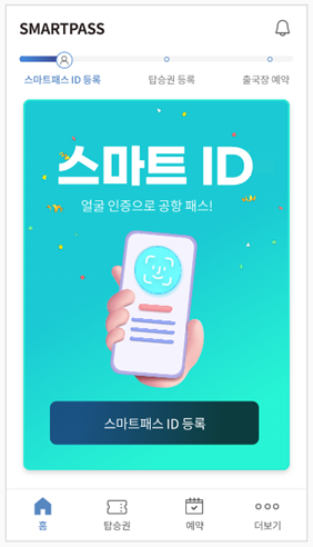 ▲ 스마트ID 사전등록 화면.