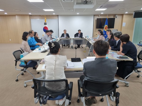 ▲ 박재용 의원, 경기도장애인복지시설 주요현안 해결위한 정담회 모습.