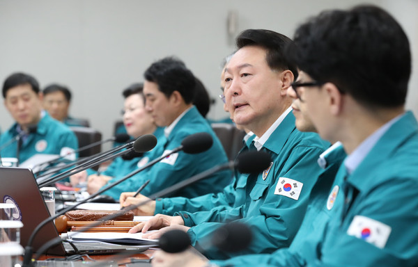 ▲ 국무회의 주재하는 윤석열 대통령. /뉴시스