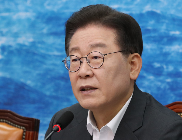 ▲ 발언하는 이재명 더불어민주당 대표. /뉴시스