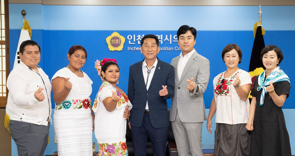 ▲ 한인이민자후손 젊은 리더 협회 접견 모습.
