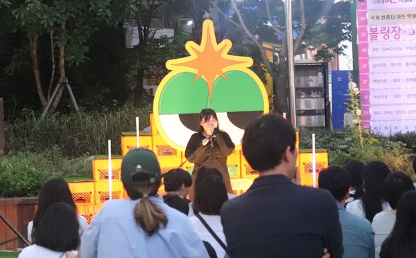 ▲ 7월 버스킹 현장.