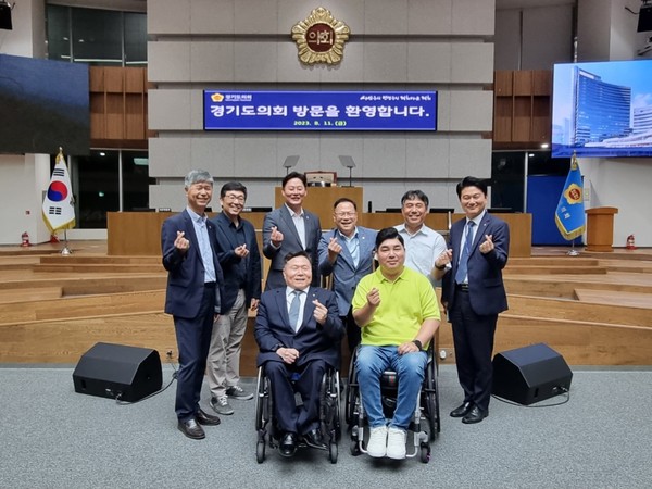 ▲ 최종현 의원 장애인 일자리 현안 정담회.