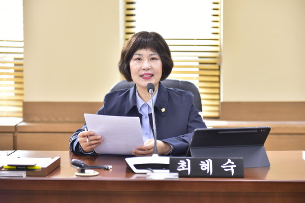 ▲ 최혜숙 양천구 의원.