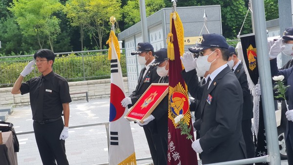 ▲ 국가유공자 국립괴산호국원 봉안담 이장.