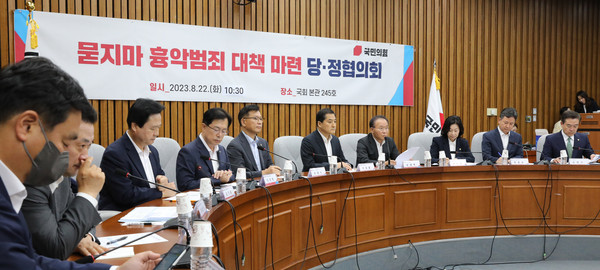 “‘묻지마 범죄’ 용어 대신 ‘이상동기 범죄’ 대체 사용”“현장 경찰 면책범위·법률지원 확대…경직법 개정”