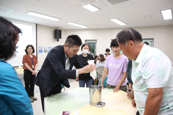 중구청장 생태학습프로그램 운영현장 격려방문