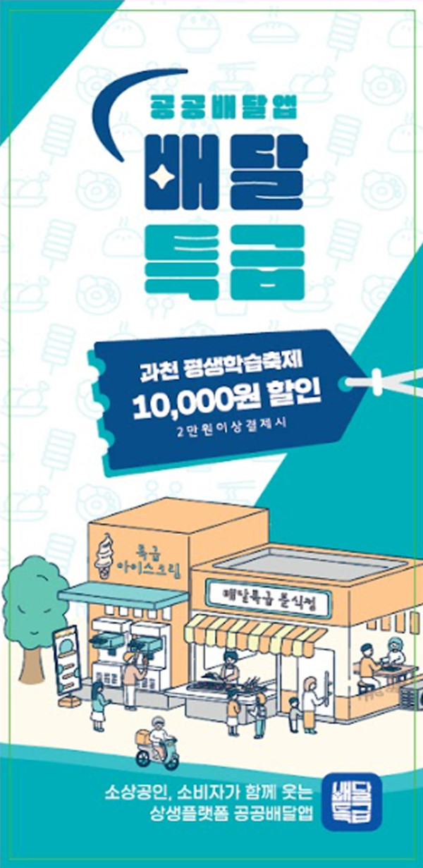 ▲ 과천시 배달특급 할인 쿠폰 예시.