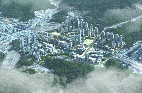 ▲ 용인 역삼도시개발사업 조감도.