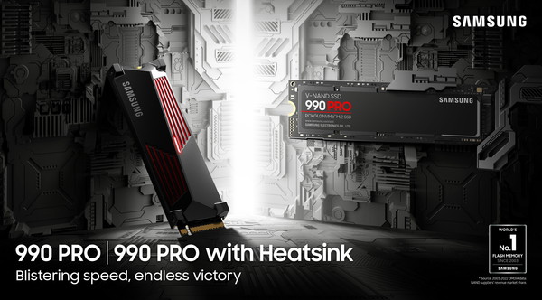 ▲ 삼성전자, 고성능 SSD '990 PRO' 4TB.
