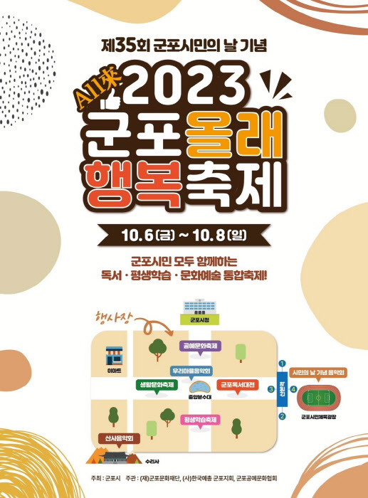 ▲ 군포올래축제 포스터.