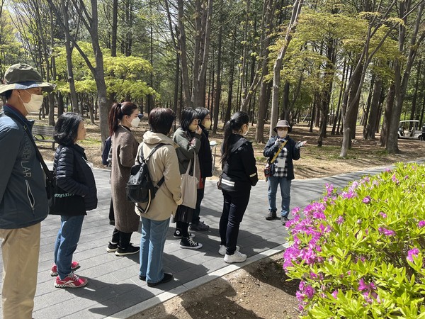 ▲ 2023 상반기에 진행된 서리풀 봄꽃여행 현장사진.