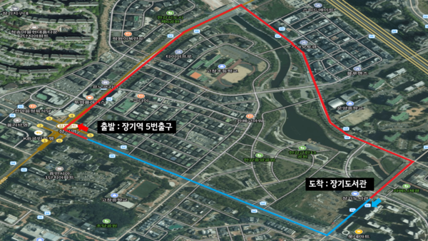 ▲ 셔틀노선도.
