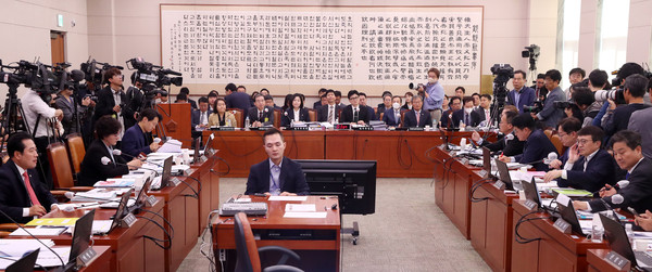 ▲ 11일 오전 서울 여의도 국회에서 법제사법위원회의 법무부 등에 대한 국정감사에가 열리고 있다. /뉴시스