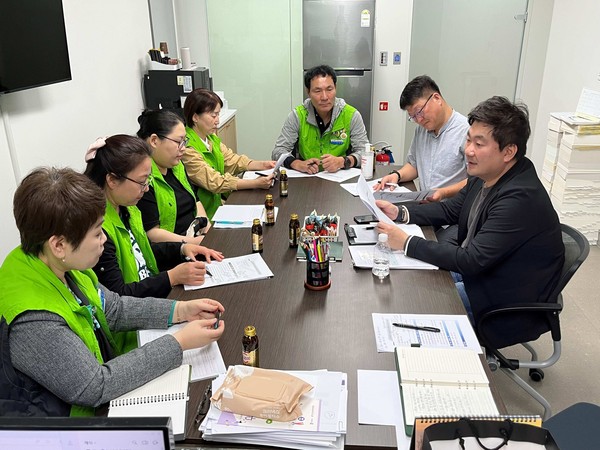 ▲ 교육공무직 영양사 업무 및 처우 개선을 위한 정담회 모습.