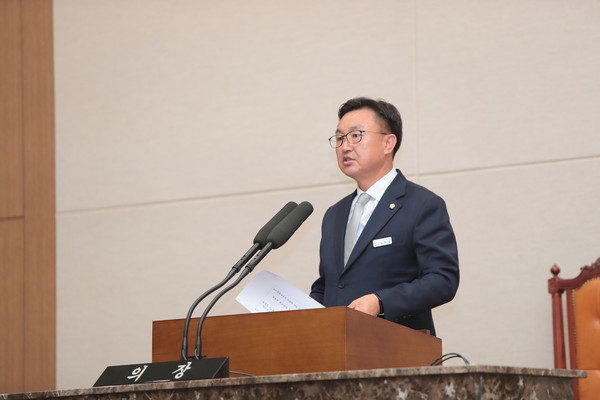 ▲ 제239회 임시회 제1차 본회의.