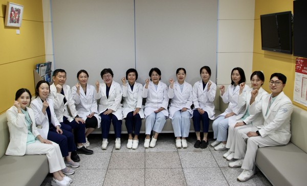 ▲ 장애인치과병원 의료진들.
