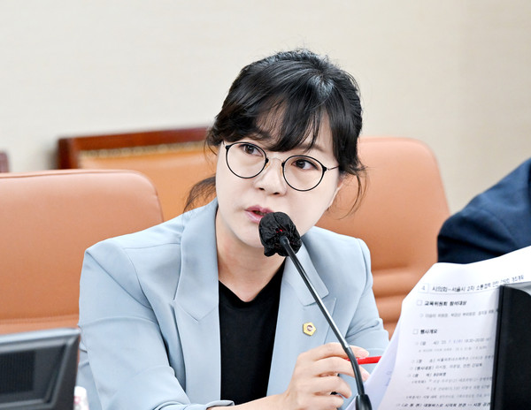 ▲ 질의하는 김혜영 의원.
