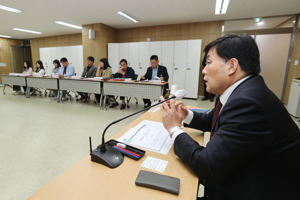 ▲ 옹진군 해당화 추출물 기능성 성분 분석 최종 보고회 개최 모습.
