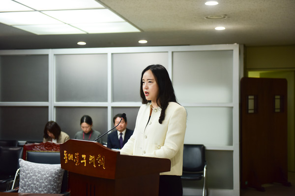 ▲ 손세영 위원장 제안설명 모습.