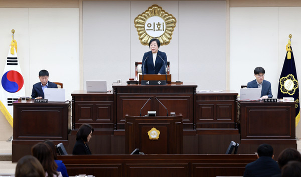 ▲ 부평구의회 제258회 임시회 폐회.
