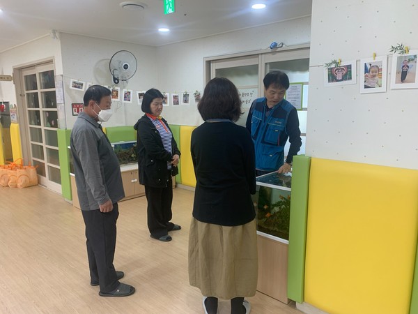 ▲ 인천 남동구 중대시민재해 시설 안전 점검 실시 모습.