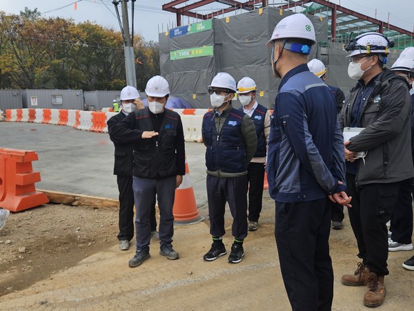 ▲ 시흥도시공사 노사합동 특별안전점검 모습.