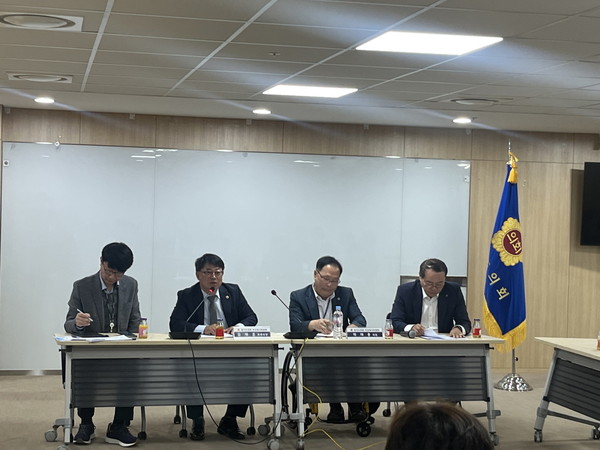 ▲ 경기도 및 시․군 사회복지협의회 회장단 정담회 모습.