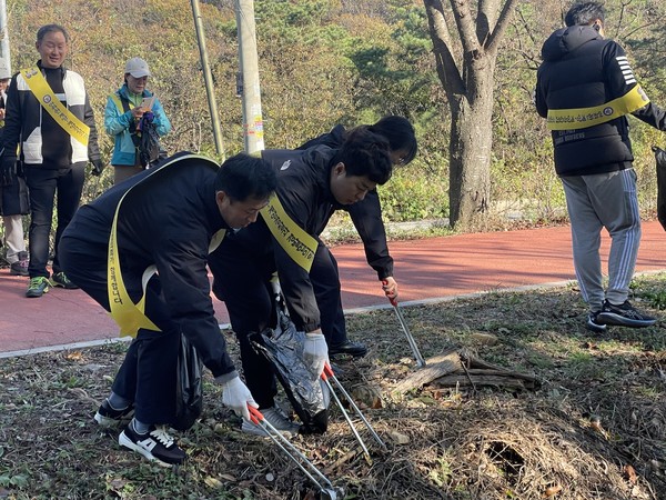 ▲ 계양산 둘레길 합동 순찰 활동 사진.