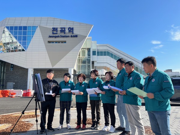 ▲ 주요사업장 현장확인 실시 현장.