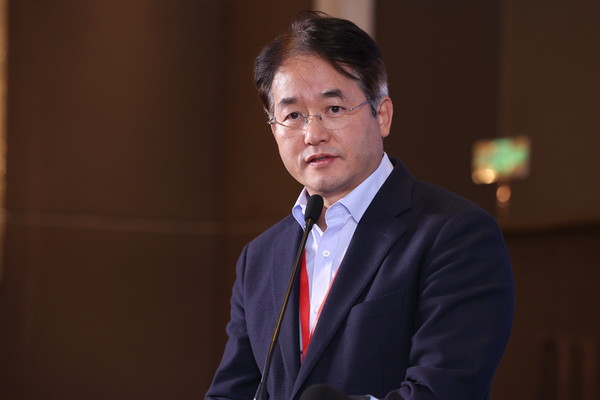 ▲ 세계지방정부연합 아태지부 총회 세션발표에서 연설하는 이동환 고양특례시장.