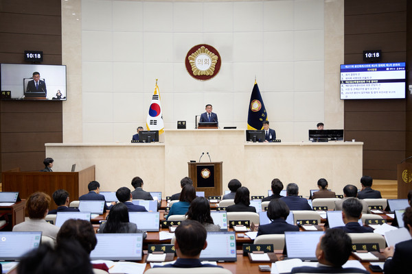 ▲ 용인특례시의회, 제277회 제2차 정례회.