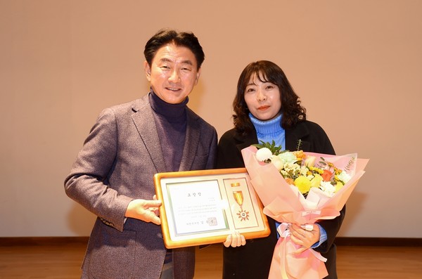 ▲ 의정부시 청소년지도협의회 유공표창 시상식 개최 모습.