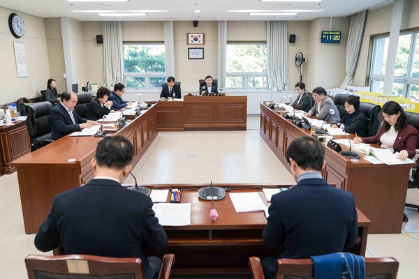 ▲ 문화복지위원회 행감 모습.