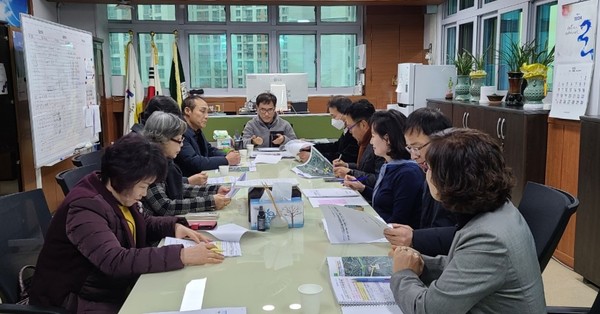 ▲ 선인고등학교 등 8교 학교장, 인천광역시, 미추홀구 관계자와의 간담회.