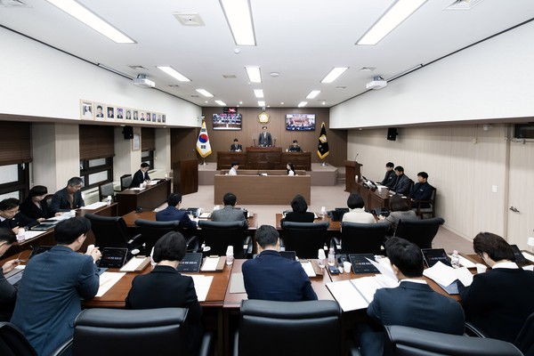 ▲ 제229회 정례회 2차 본회의 모습.