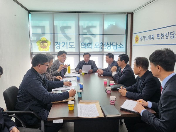 ▲ 농업 발전 정담회 모습.