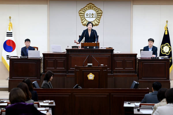 ▲ 부평구의회 제259회 정례회 폐회 모습.