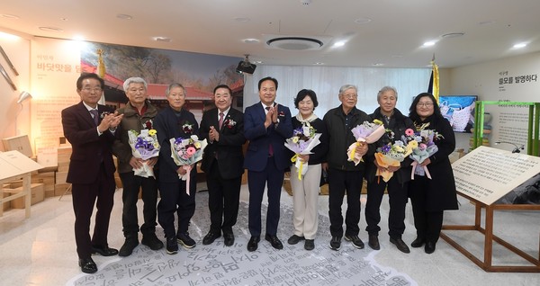 ▲ 오산문화원 미래유물전 전시회 개막식 개최 모습.
