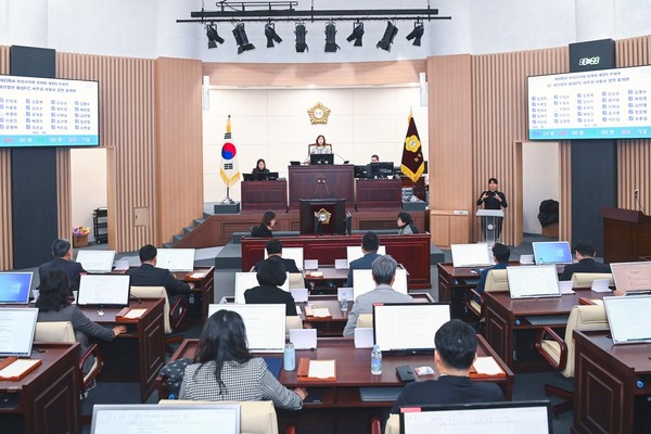 화성시의회 제226회 정례회 폐회 전경