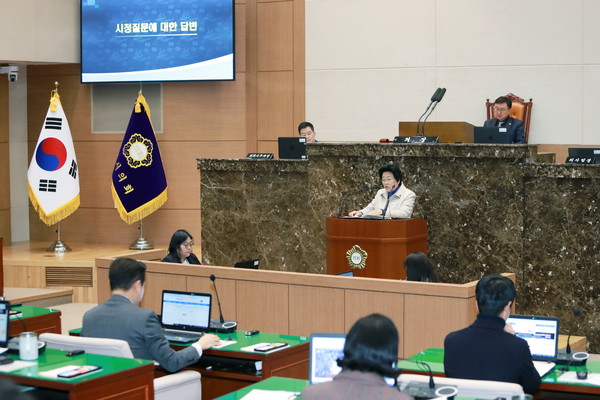 ▲ 이천시의회 제240회 제2차 정례회.