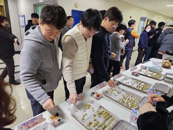 ▲ 옹진군 백색고구마 식미평가 개최 모습.